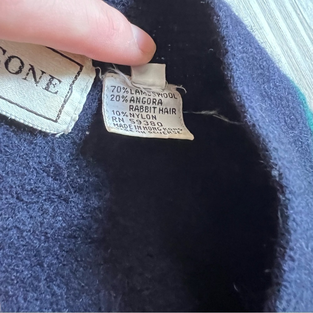 Vintage Evan picone argyle cardigan - Picture 2 of 6